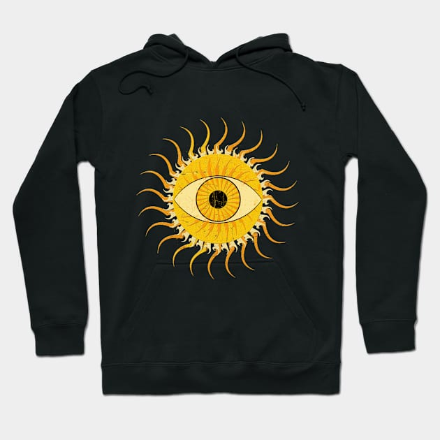 All-seeing sun Hoodie by ElectricMint